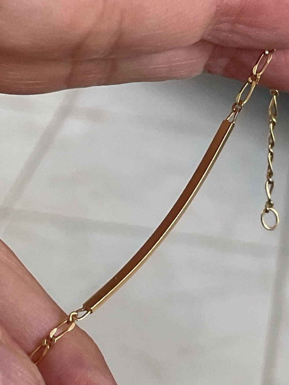 Vintage 14k Bar Bracelet